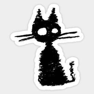 RiGatto il Magnifico - the perfect black cat Sticker